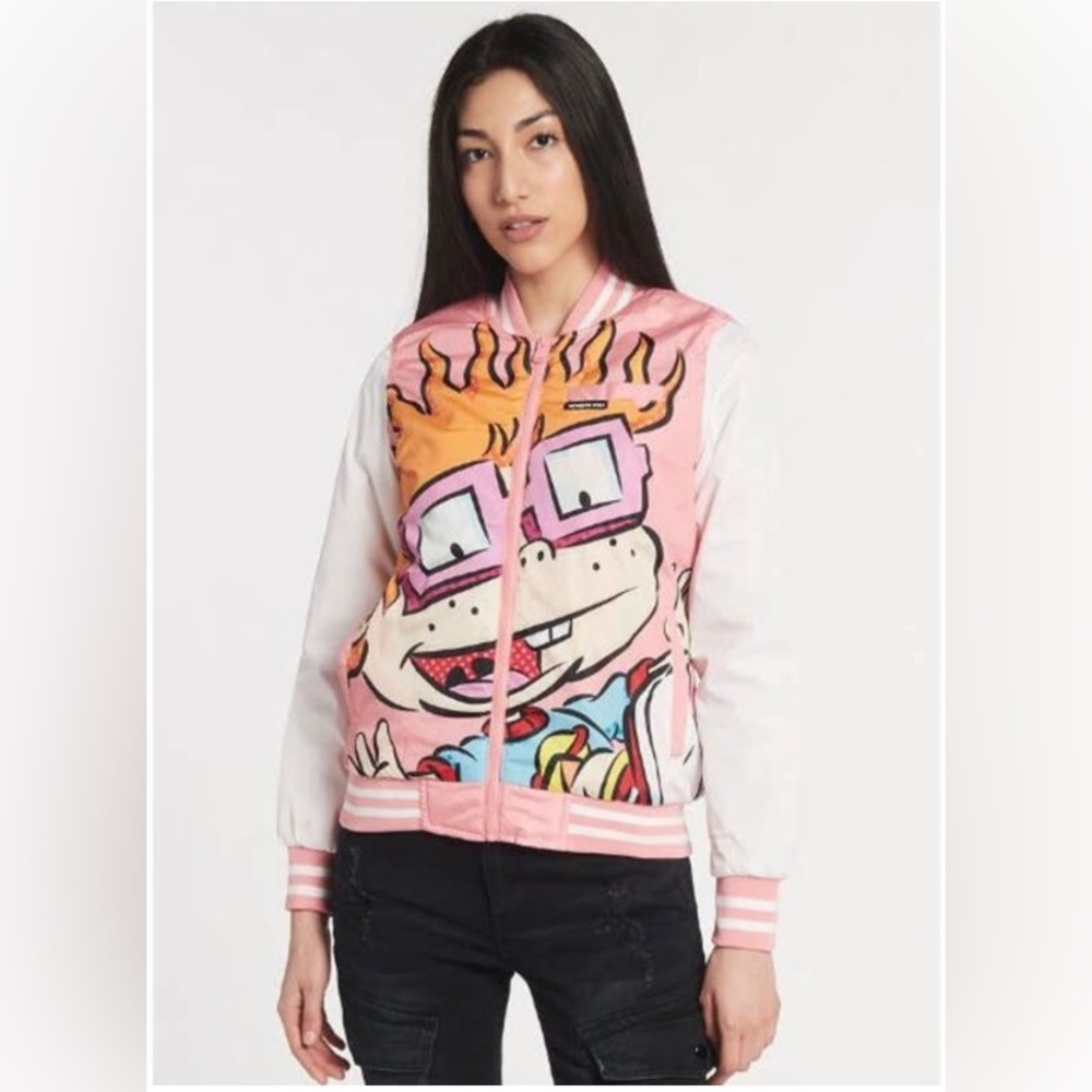 Members Only X-Large Bomber JACKET Retro Vintage 90's Rugrats Nickelodeon NEW